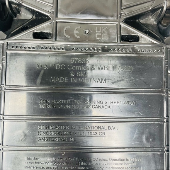 Batmobile No. 67833 Reving Lights and Sounds DC Comics 13" toy car black Batman - Picture 12 of 14